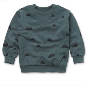 SPROET & SPROUT SMOKED PINE MOUNTAIN PRINT SWEATSHIRT